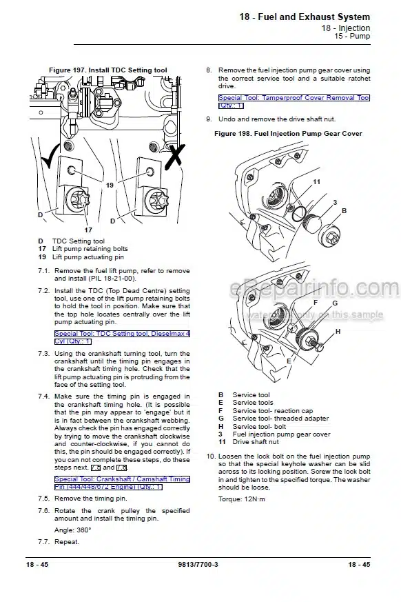 Photo 10 - JCB 116 116D 116DD VM116 Service Manual Roller 9813-7700