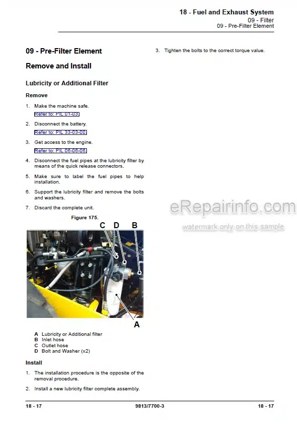 Photo 5 - JCB 116 116D 116DD VM116 Service Manual Roller 9813-7700