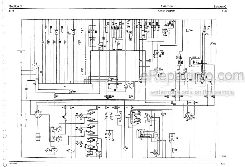 Photo 6 - JCB 125 135 145 150 155 185 Fastrac Service Manual Tractor 9803-8000