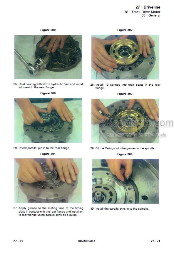 Photo 11 - JCB 140 Service Manual Excavator 9823-0350