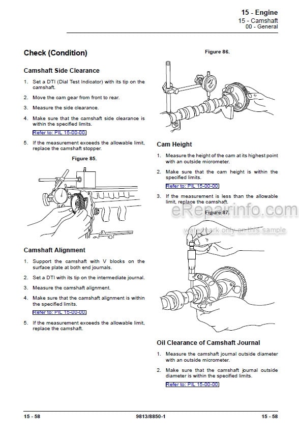 Photo 8 - JCB 1253 1202 1553 1554 Liftall Service Manual Pick And Carry Crane 9813-1650