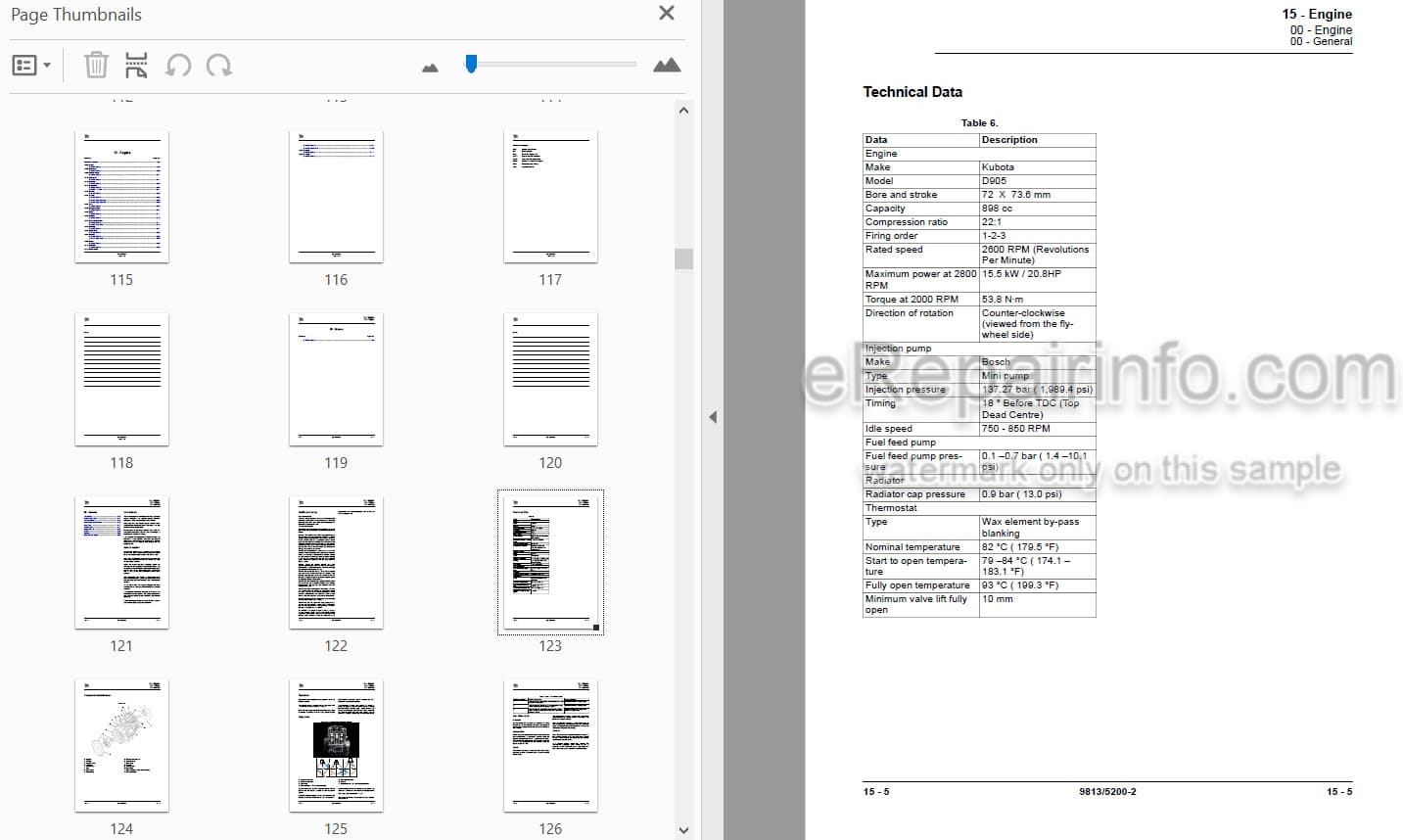 Photo 3 - JCB 1THT Service Manual Dumper 9813-5200