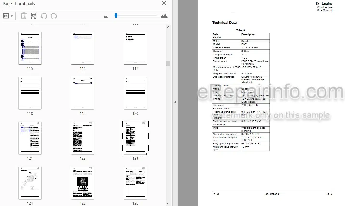 Photo 3 - JCB 1THT Service Manual Dumper 9813-5200
