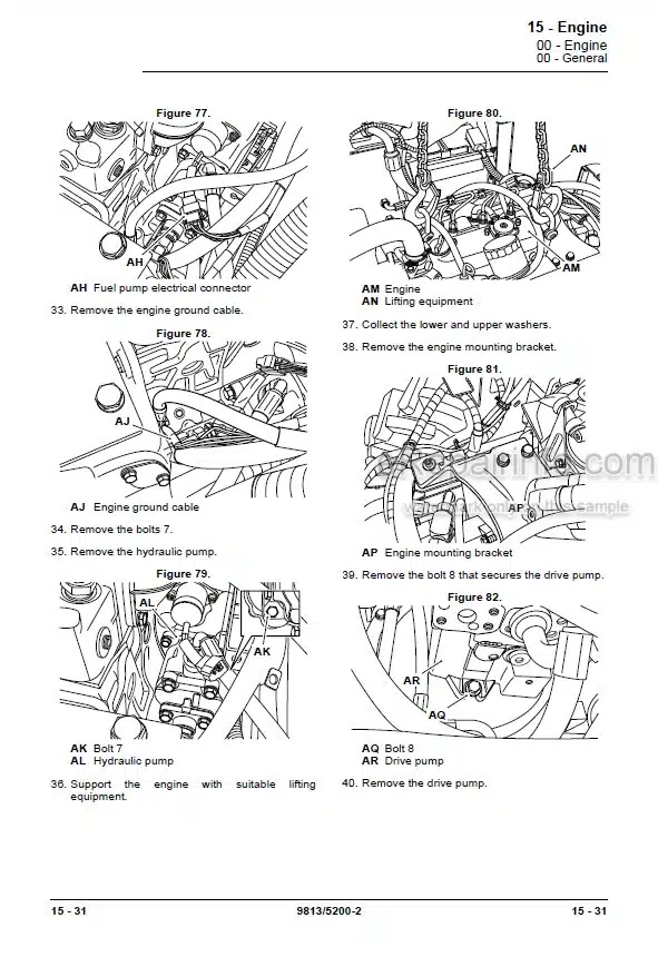 Photo 8 - JCB Micro Micro Plus Micro 8008 Micro 8010 Tier 3 Service Manual Compact Excavator 9803-9310