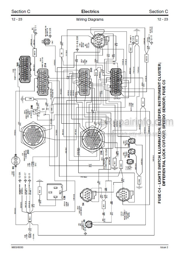 Photo 5 - JCB 3170 3190 3200 3220 3230 And 3170 3190 3200 3220 3230 Plus Fastrac Service Manual Tractor 9803-8030