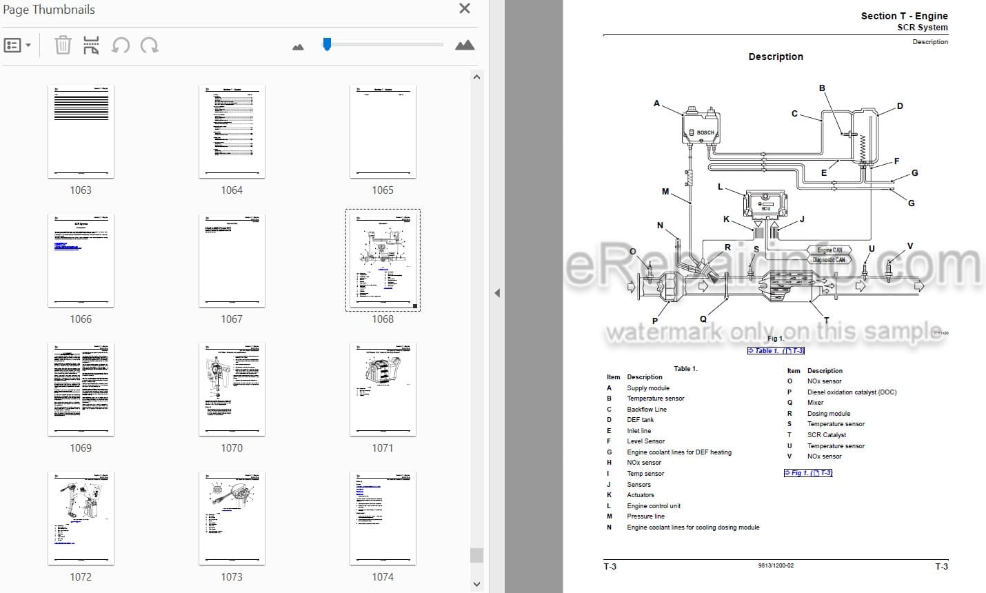 Photo 3 - JCB 3200 3230 Fastrac Tier 4 Service Manual Tractor 9813-1200