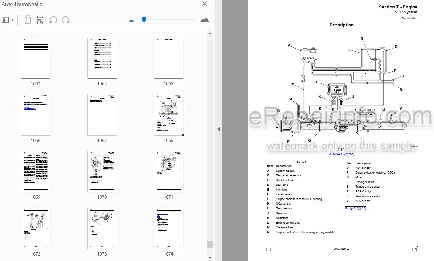 Photo 3 - JCB 3200 3230 Fastrac Tier 4 Service Manual Tractor 9813-1200