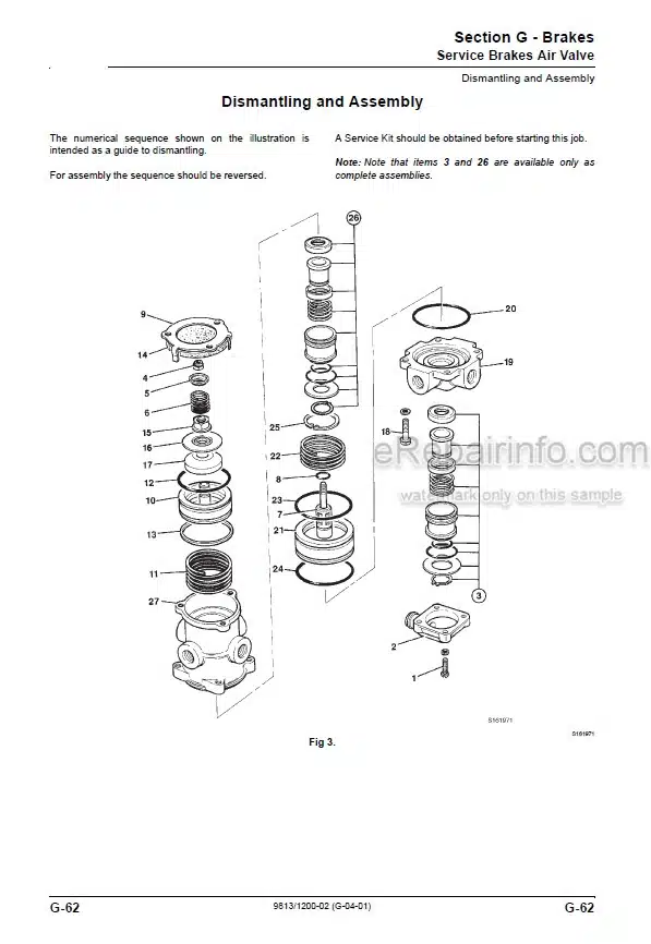 Photo 6 - JCB 3200 3230 Fastrac Tier 4 Service Manual Tractor 9813-1200
