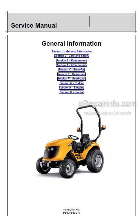 Photo 4 - JCB 323HST 327HST Service Manual Mower 9803-9470