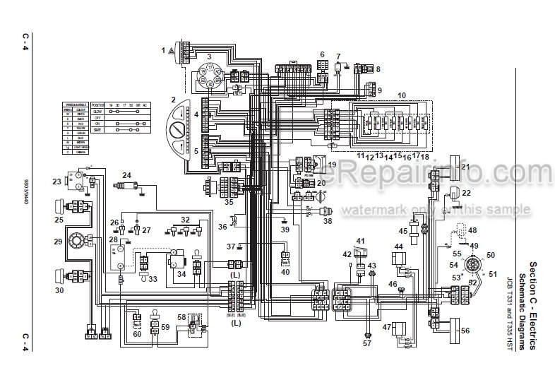 Photo 6 - JCB 331HST 335HST Service Manual Mower 9803-9440