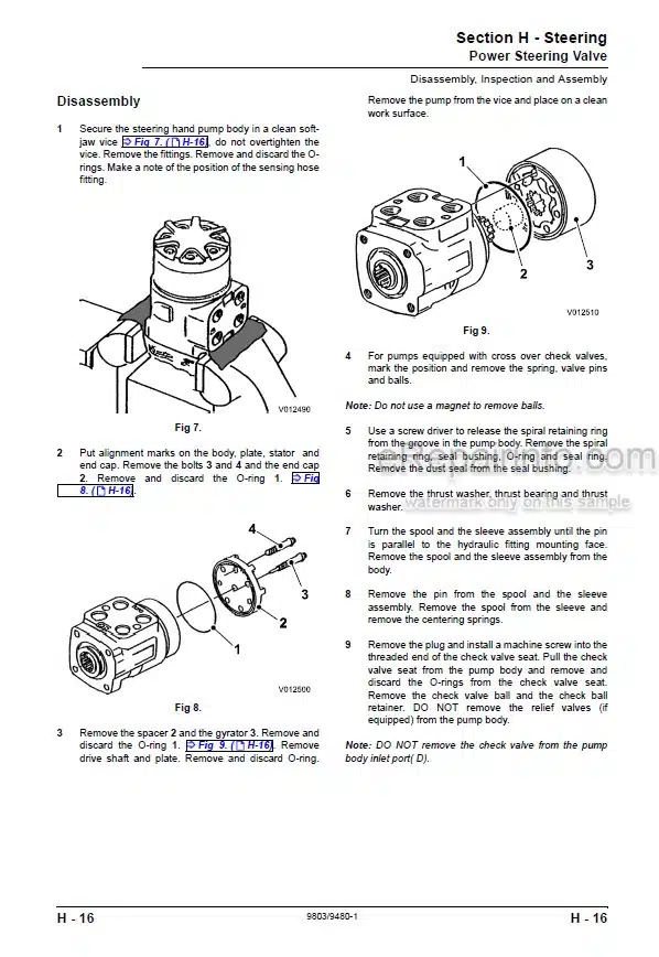 Photo 11 - JCB 354 360 Service Manual Tractor 9803-9480