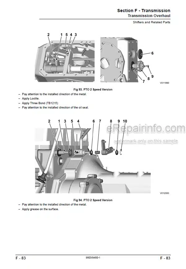 Photo 6 - JCB 354 360 Service Manual Tractor 9803-9480