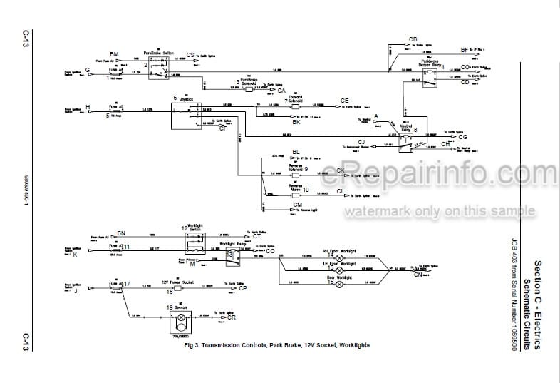Photo 6 - JCB 403 Service Manual Wheel Loader 9803-9490