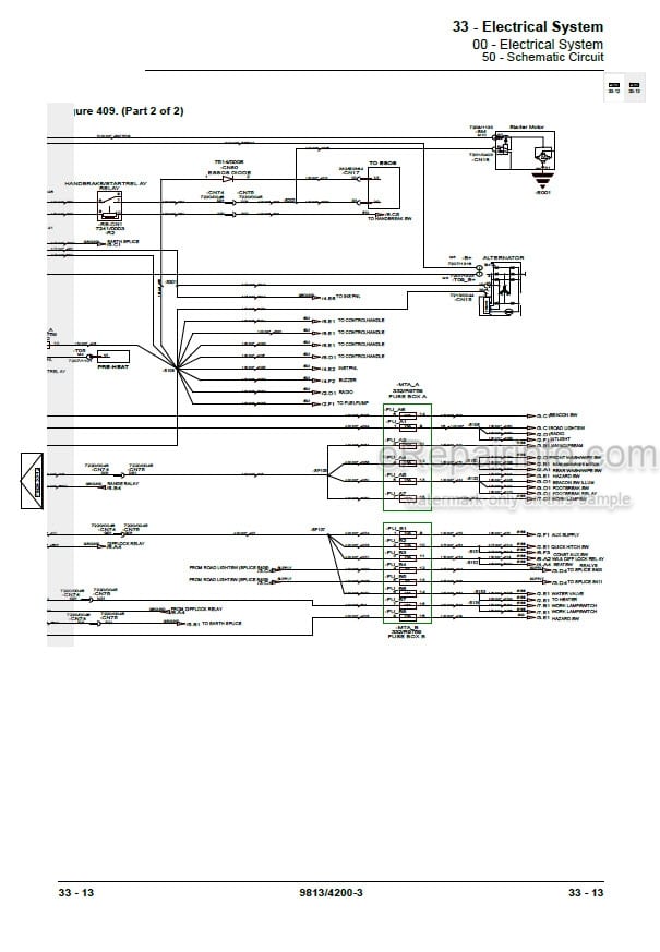 Photo 6 - JCB 403 Service Manual Wheel Loader 9813-4200
