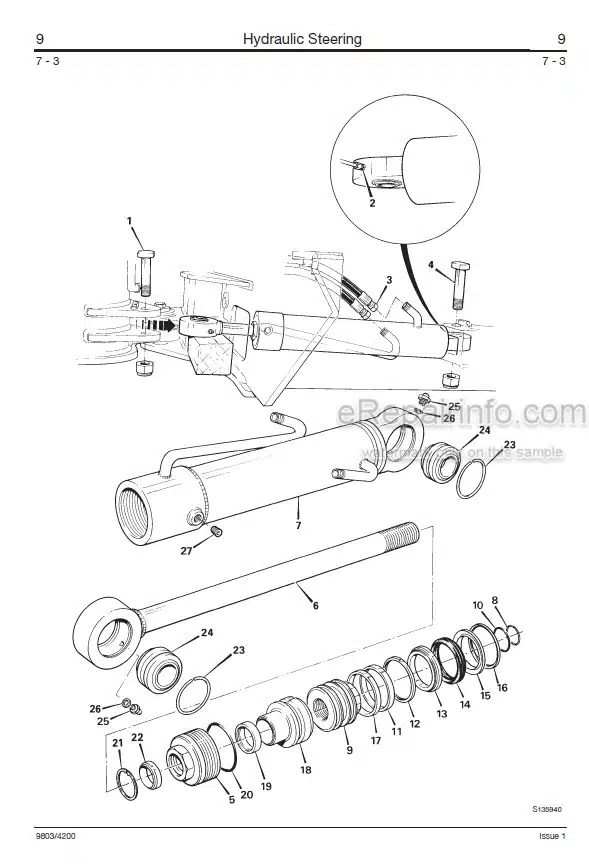 Photo 6 - JCB 406 407 408 409 Service Manual Wheel Loader 9803-4200