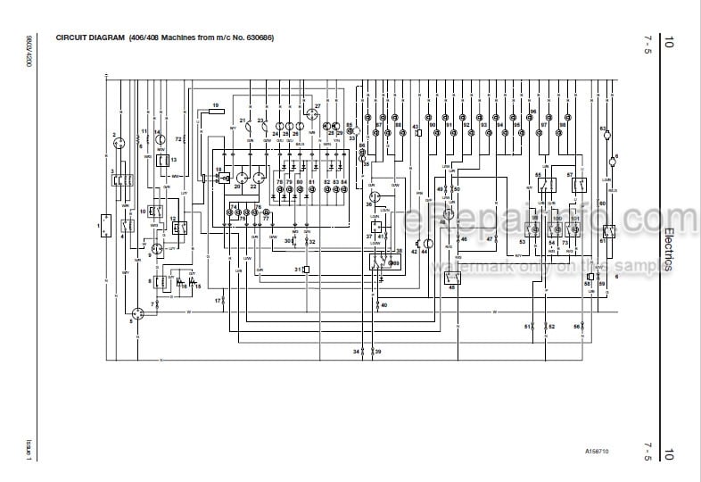 Photo 5 - JCB 406 407 408 409 Service Manual Wheel Loader 9803-4200