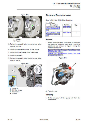 Photo 8 - JCB 406 407 409 Service Manual Wheel Loader 9813-3100