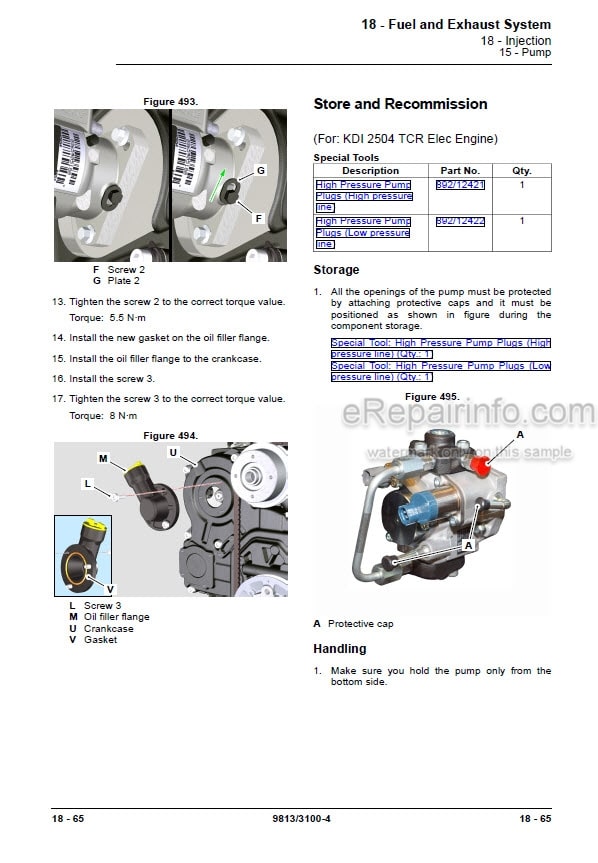 Photo 1 - JCB 406 407 409 Service Manual Wheel Loader 9813-3100