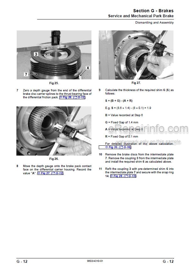 Photo 11 - JCB 406 409 Service Manual Wheel Loader 9803-4310