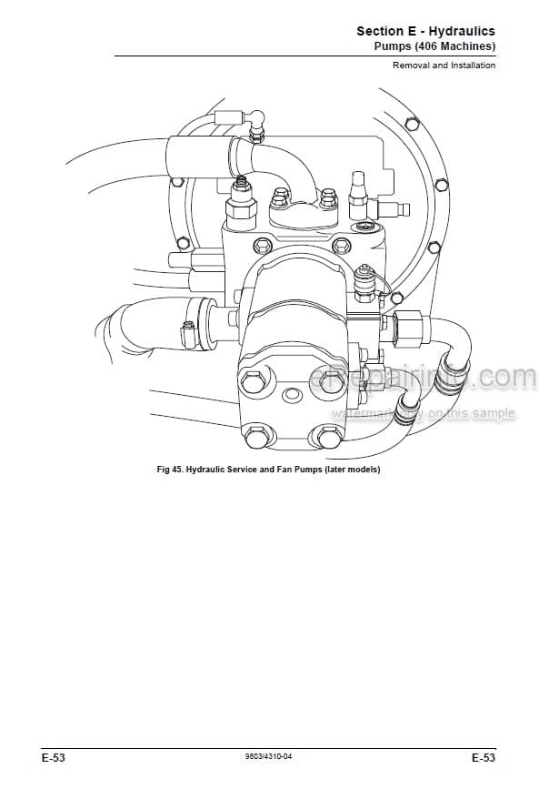 Photo 6 - JCB 406 409 Service Manual Wheel Loader 9803-4310