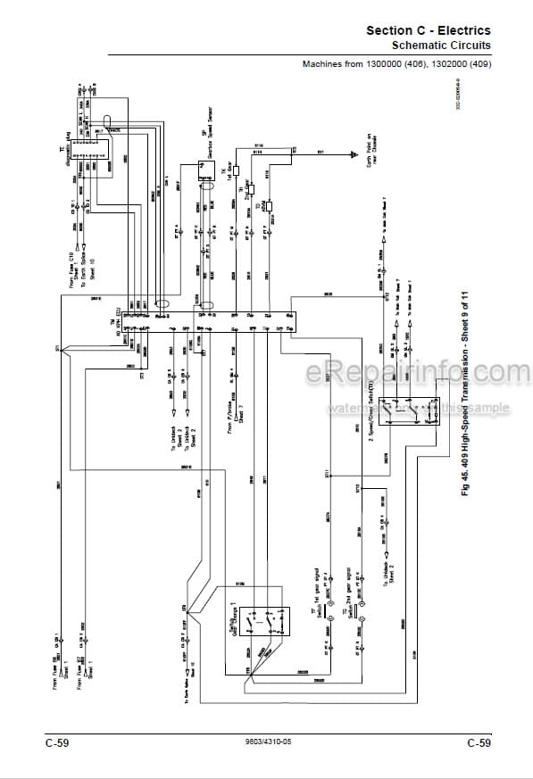 Photo 5 - JCB 406 409 Service Manual Wheel Loader 9803-4310