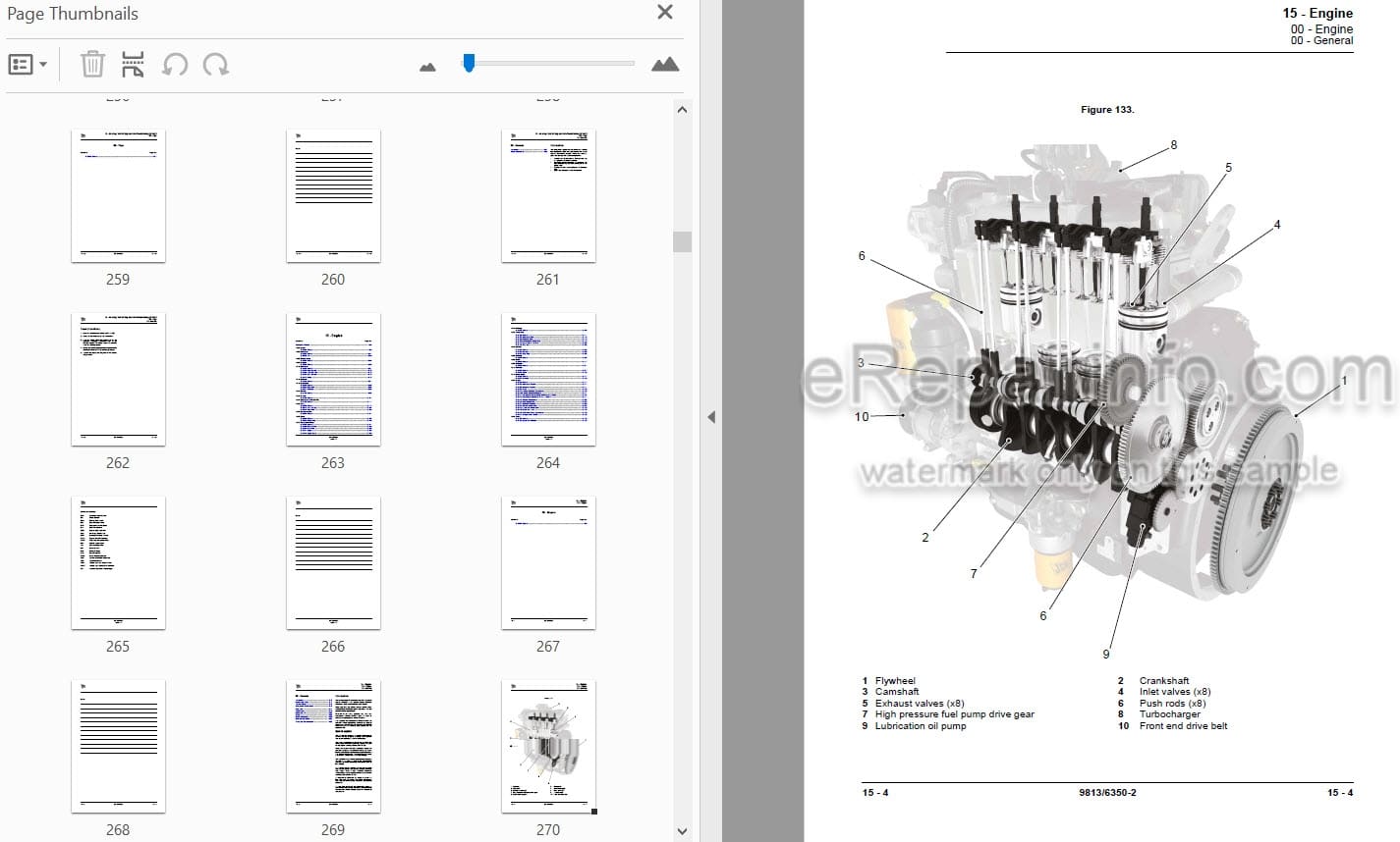 Photo 3 - JCB 411HT 413S 417HT Service Manual Wheel Loader
