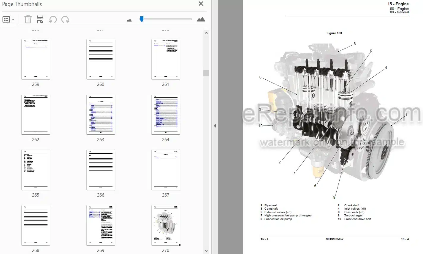 Photo 3 - JCB 411HT 413S 417HT Service Manual Wheel Loader