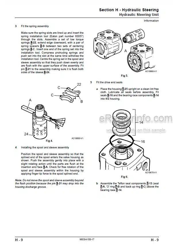 Photo 4 - JCB 411 416 Service Manual Wheel Loader 9803-4150