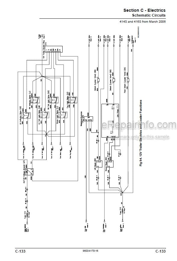 Photo 6 - JCB 412S 414S 416S Service Manual Wheel Loader 9803-4170
