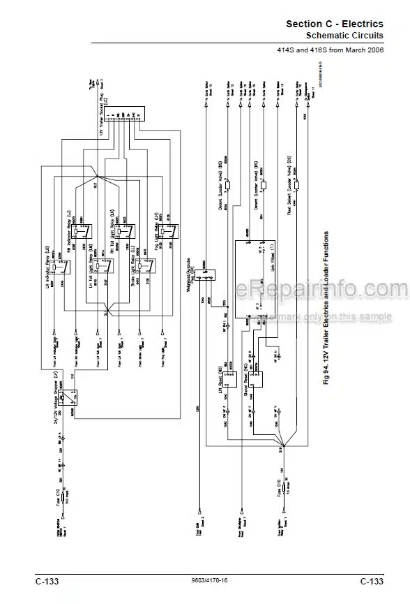 Photo 6 - JCB 412S 414S 416S Service Manual Wheel Loader 9803-4170