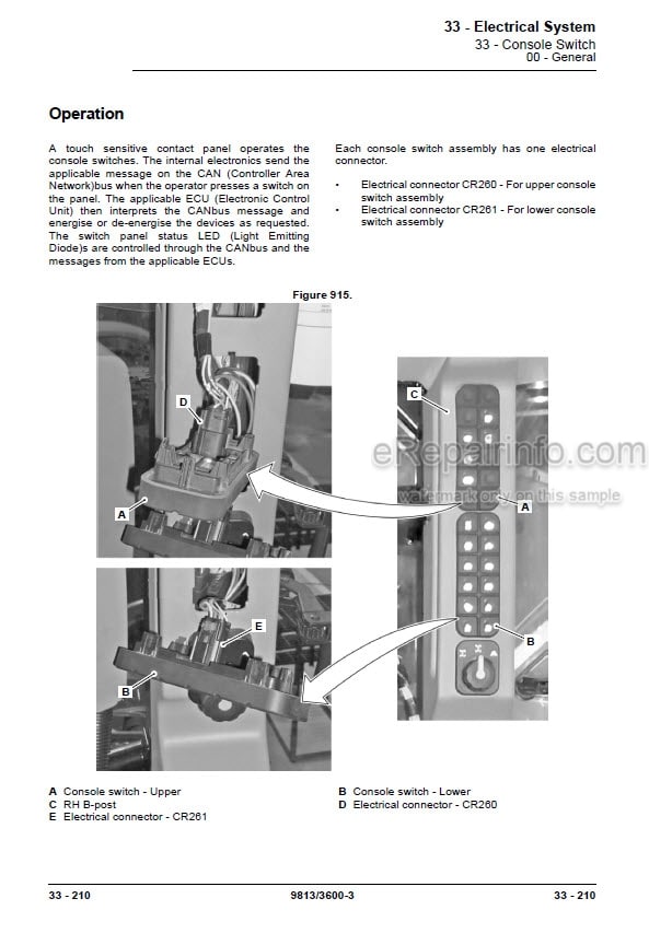 Photo 7 - JCB 7170 7200 7230 P-Tronic Fastrac Service Manual Tractor 9803-8060