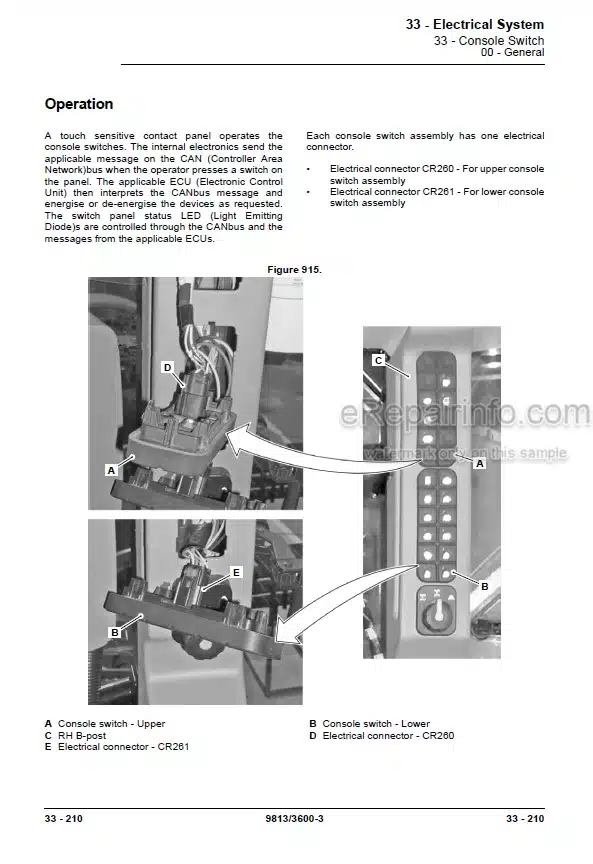 Photo 2 - JCB 4160 4190 4220 Fastrac Service Manual Tractor 9813-3600