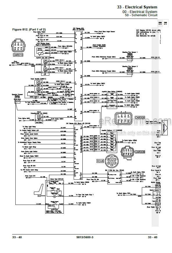Photo 3 - JCB 4160 4190 4220 Fastrac Service Manual Tractor 9813-3600