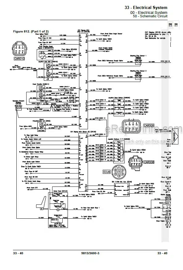 Photo 3 - JCB 4160 4190 4220 Fastrac Service Manual Tractor 9813-3600