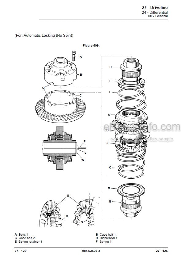 Photo 6 - JCB 4160 4190 4220 Fastrac Service Manual Tractor 9813-3600