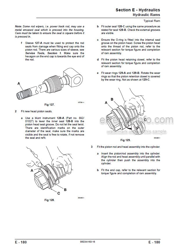 Photo 6 - JCB 426 427 435 436 437 446 Service Manual Wheel Loader 9803-4160