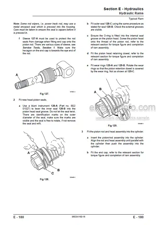 Photo 6 - JCB 426 427 435 436 437 446 Service Manual Wheel Loader 9803-4160