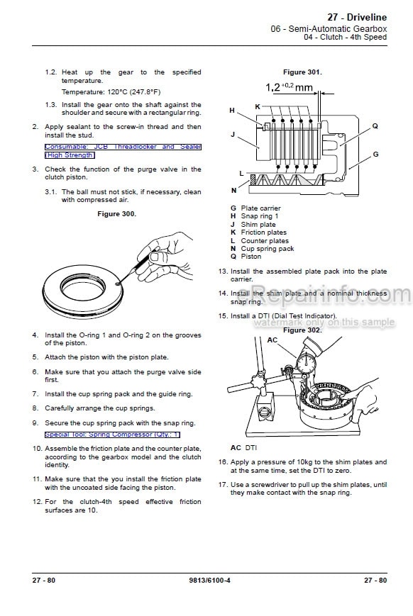 Photo 3 - JCB 427 435S 437 Service Manual Wheel Loader 9813-6100