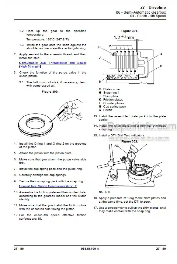 Photo 3 - JCB 427 435S 437 Service Manual Wheel Loader 9813-6100
