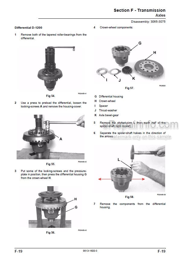 Photo 7 - JCB 427 437 457 Service Manual Wheel Loader 9813-1600