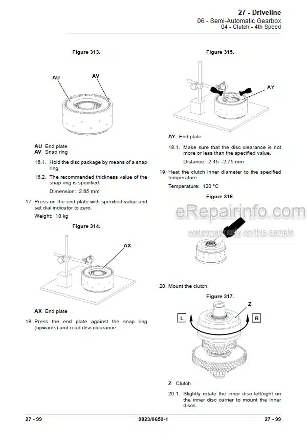 Photo 6 - JCB 434S 435S Service Manual Wheel Loader 9803-9420