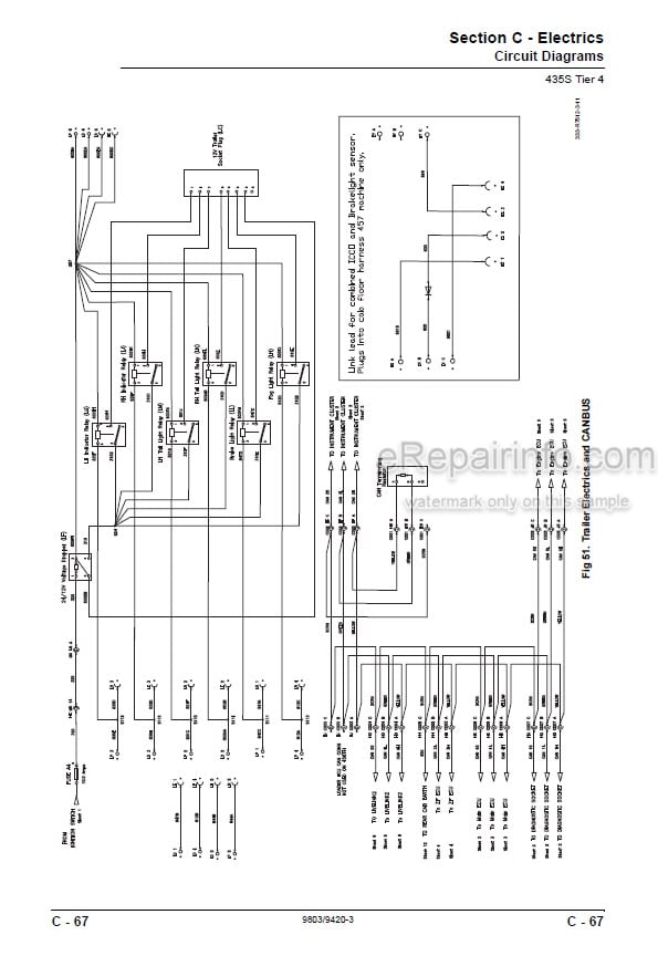 Photo 5 - JCB 434S 435S Service Manual Wheel Loader 9803-9420