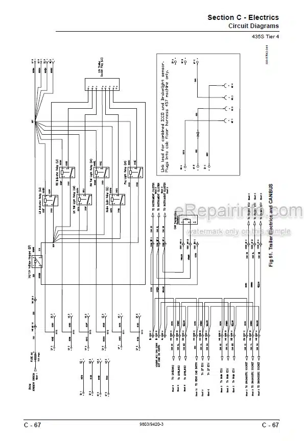 Photo 5 - JCB 434S 435S Service Manual Wheel Loader 9803-9420