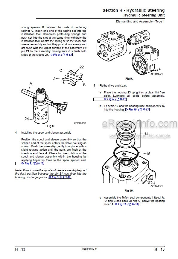 Photo 3 - JCB 446 456 Service Manual Wheel Loader 9803-4180