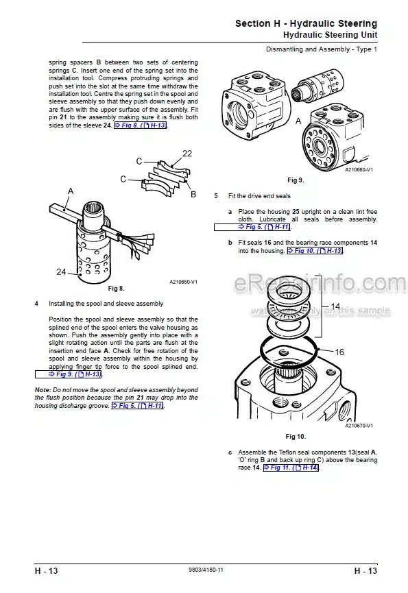Photo 3 - JCB 446 456 Service Manual Wheel Loader 9803-4180