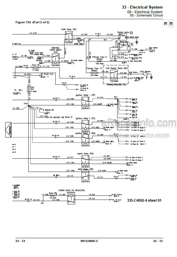 Photo 6 - JCB 455ZX Service Manual Wheel Loader 9813-4800