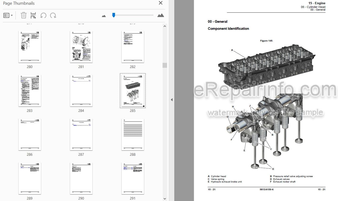 Photo 3 - JCB 457 Service Manual Wheel Loader 9813-4150