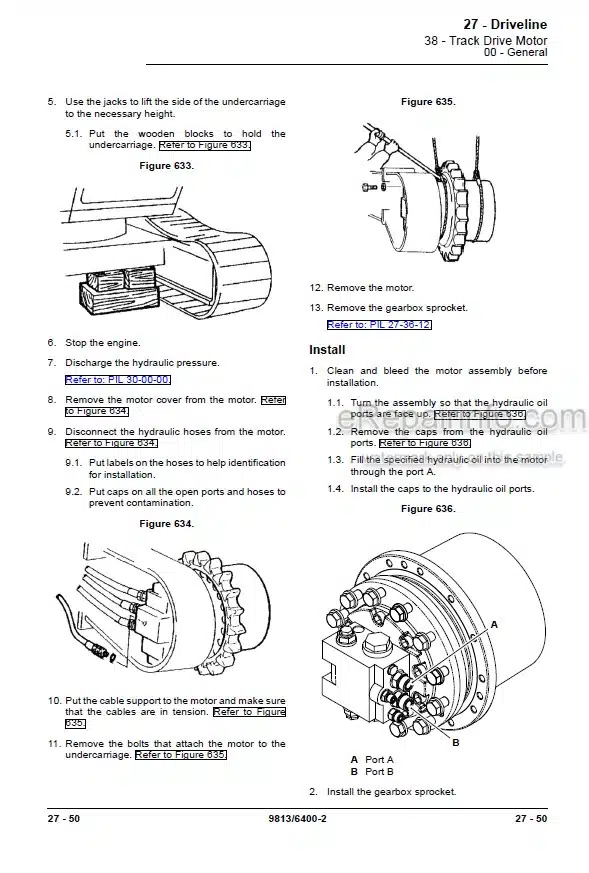 Photo 6 - JCB 45Z-1 48Z-1 51R-1 Service Manual Compact Excavator 9813-6400