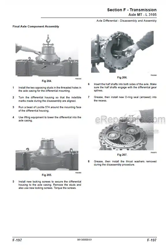 Photo 11 - JCB 467 Service Manual Wheel Loader 9813-0500