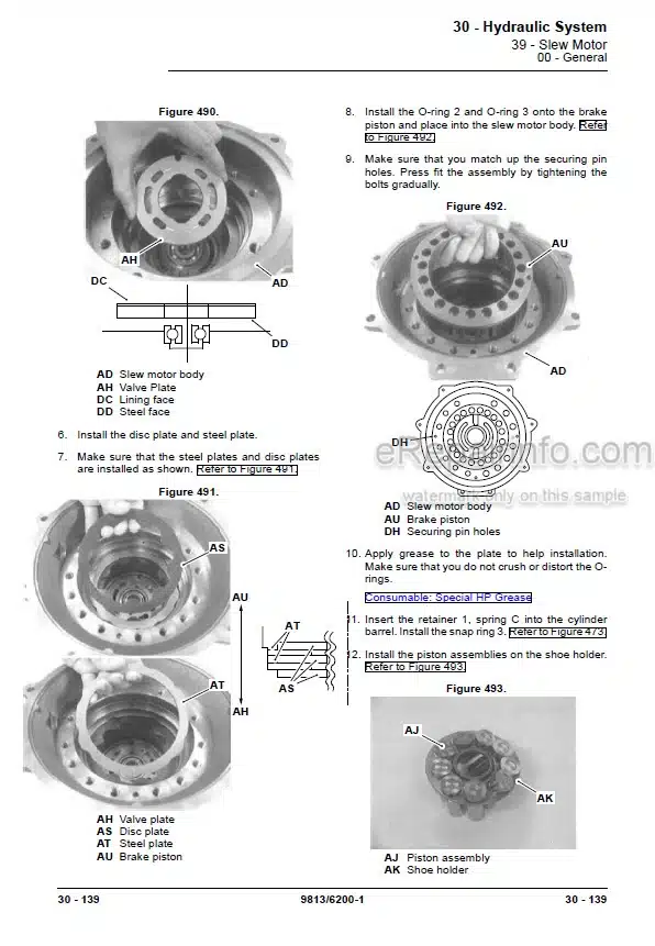 Photo 8 - JCB 55Z-1 57C-1 Service Manual Compact Excavator